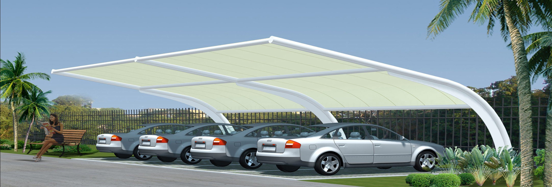 Tensile Structure | Tensile Car Parking